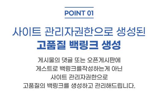 백링크 &amp; 은가비플랜